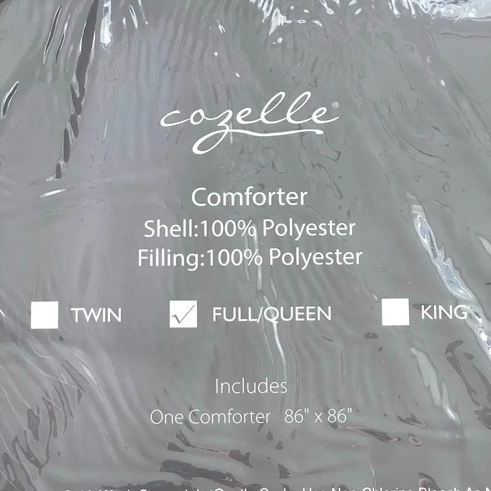 Cozelle full / queen down alternative puffy comforter